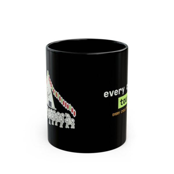 Every Cycle Tour black mug
