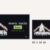 Every Cycle Tour desk mat - available colors Every Cycle Tour desk mat - available colors