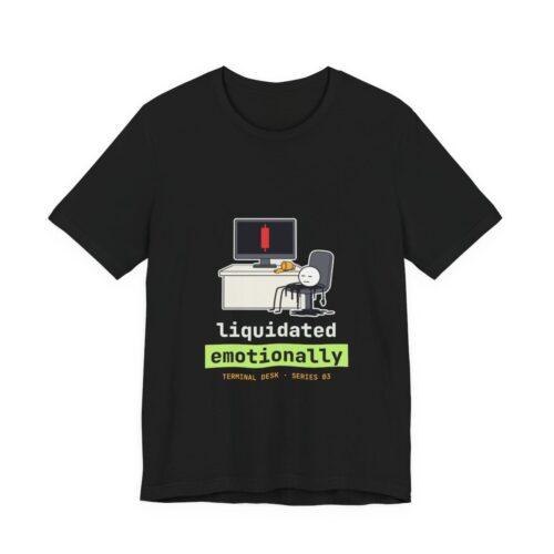 Liquidated Emotionally tee in Black Liquidated Emotionally tee in Black