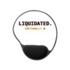 Liquidated. Emotionally. Mouse Pad with Wrist Rest, Funny Crypto Trader Mouse Pad, Glitch Text Desk Accessory, Investor Gift Liquidated. Emotionally. Mouse Pad with Wrist Rest, Funny Crypto Trader Mouse Pad, Glitch Text Desk Accessory, Investor Gift