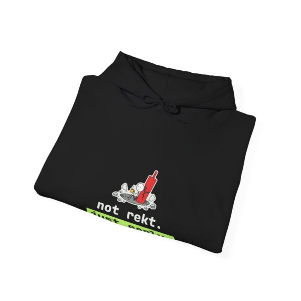 Not Rekt. Just Early. hoodie in Black