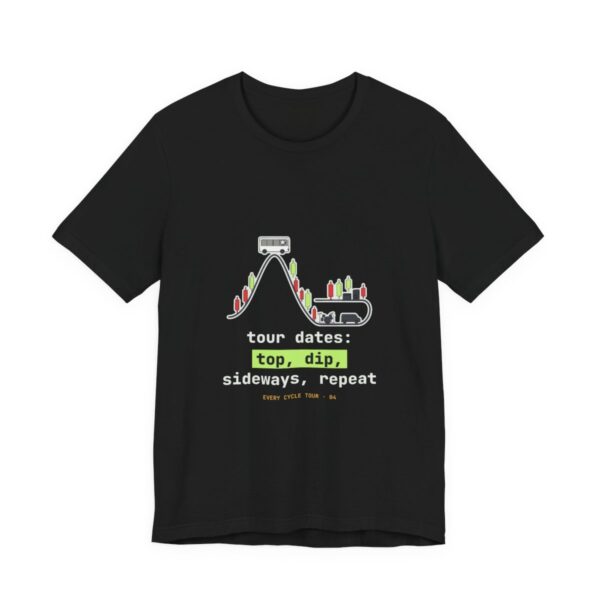 Tour Dates: Top, Dip, Sideways, Repeat tee in Black Tour Dates: Top, Dip, Sideways, Repeat tee in Black