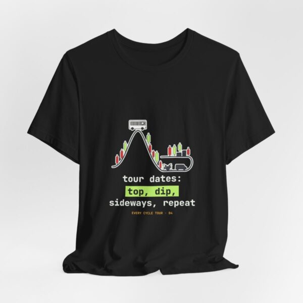 Tour Dates: Top, Dip, Sideways, Repeat tee in Black Tour Dates: Top, Dip, Sideways, Repeat tee in Black