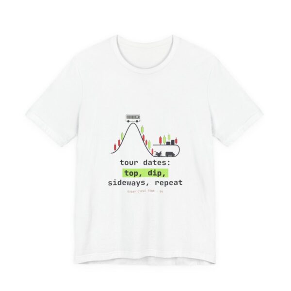 Tour Dates: Top, Dip, Sideways, Repeat tee in White Tour Dates: Top, Dip, Sideways, Repeat tee in White