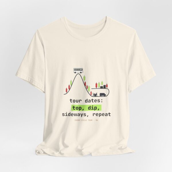Tour Dates: Top, Dip, Sideways, Repeat tee in Natural Tour Dates: Top, Dip, Sideways, Repeat tee in Natural