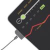 Zoomed Out. Still Down. LED Desk Mat, Funny Crypto Trader RGB Gaming Mouse Pad, Red Chart Desk Pad, Investor Gift, 4 Sizes
