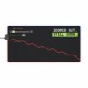 Zoomed Out. Still Down. LED Desk Mat, Funny Crypto Trader RGB Gaming Mouse Pad, Red Chart Desk Pad, Investor Gift, 4 Sizes