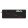 Zoomed Out. Still Down. LED Desk Mat, Funny Crypto Trader RGB Gaming Mouse Pad, Red Chart Desk Pad, Investor Gift, 4 Sizes